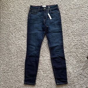 NWT Fran Denim April Super High Rise Skinny Dark Wash